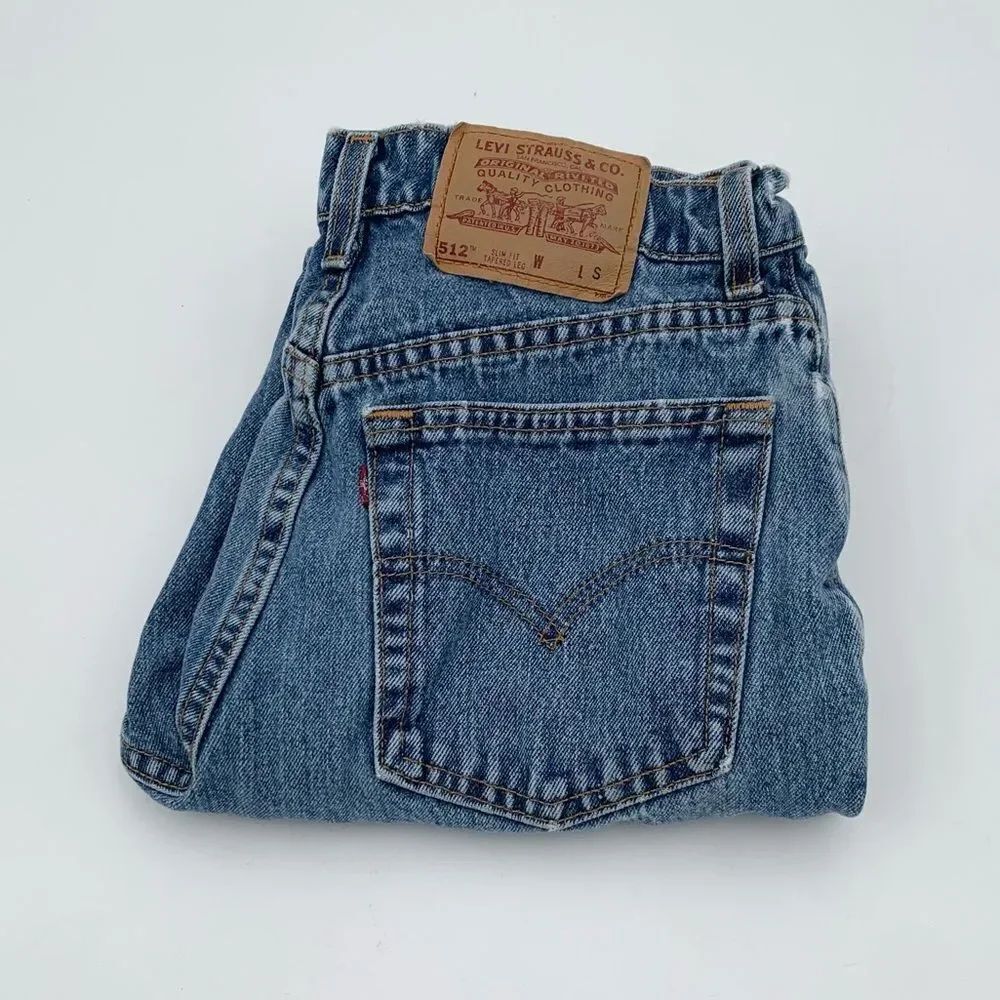 Levi’s 512 Slim Fit Tapered Leg Jeans Women’s Size 9 Junior Vintage Blue Denim